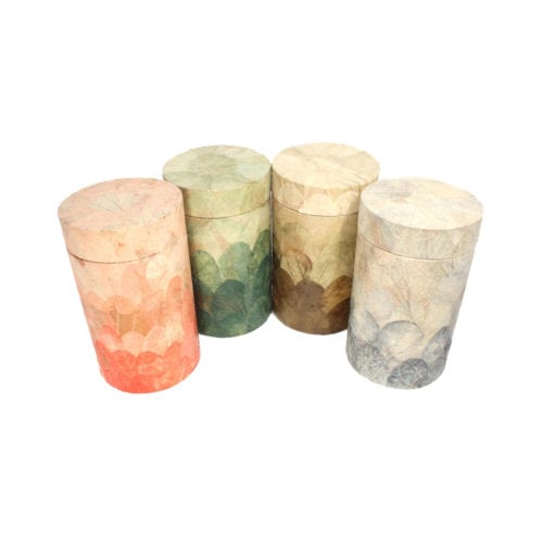 leaf urns round