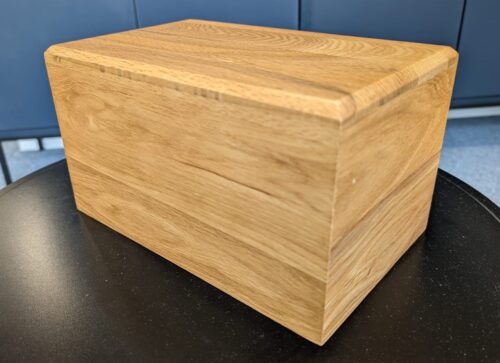 Smooth Wooden Casket