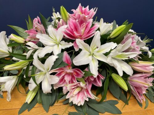 Double lily spray